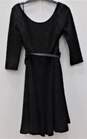 White House Black Market Women's Long Sleeve Black Dress Size 10 image number 1