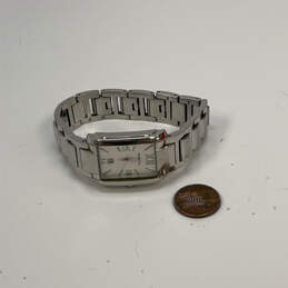Designer Fossil ES-1165 Silver-Tone Stainless Steel Analog Wristwatch alternative image