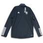 NWT Adidas Mens Black Stefans Soccer 1/4 Zip Pullover Activewear Jacket Size XL image number 1