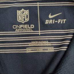 Nike NFL Men Blue Striped Shirt XXL NWT