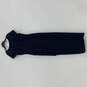 Womens Blue Floral Sequin Short Sleeve Belted Back Zip Maxi Dress Size 16 image number 1