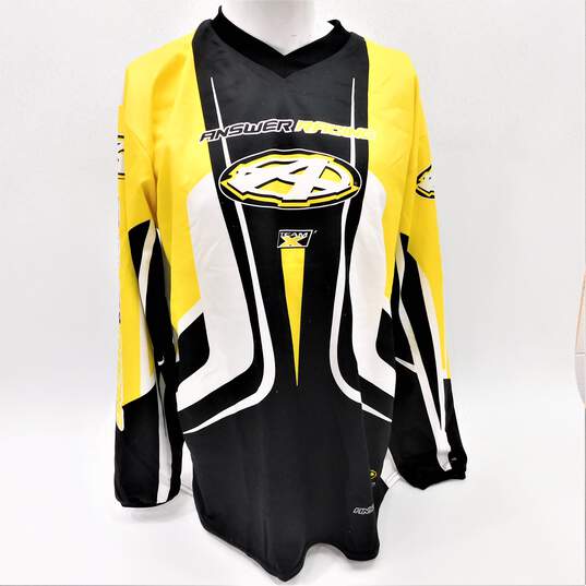 Answer Racing Team X Motocross Long Sleeve Jersey Shirt Size XL image number 1