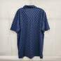 NWT Adidas MN's Prime Green Blue Pattern Polo Short Sleeve Shirt Size L image number 2