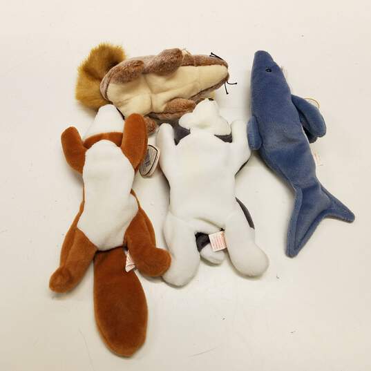 Assorted Ty Beanie Babies Bundle Lot of 4 image number 6