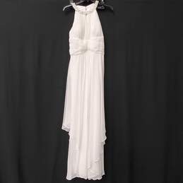 David's Bridal Women White Halter Gown Sz 6 Nwt