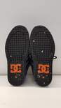 Men's DC SHOES LUKODA OG Size 6 Black/Grey/Orange Skateboarding Shoes image number 5