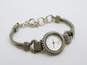 BA Suarti 925 Intricate Granulated & Double Foxtail Chain Toggle Bracelet Quartz Watch 46.8g image number 1
