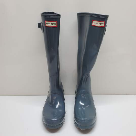 Hunter Women's Original Tall Gloss Boots Size 6 image number 1