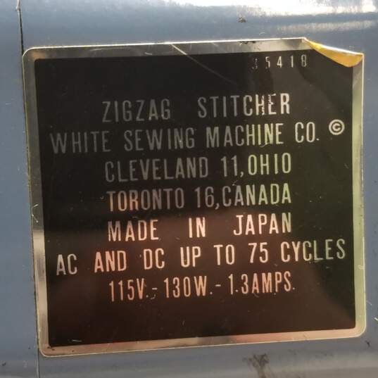 White Zig Zag Stitcher Sewing Machine image number 15
