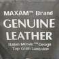 Maxam Black Genuine Leather Womens Jacket LG image number 3