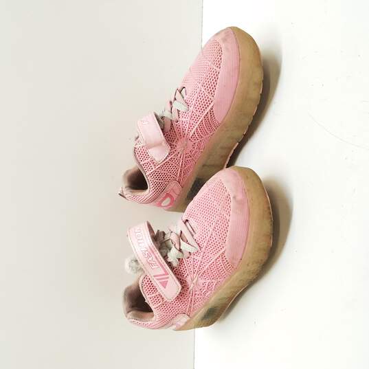 Jiandian Girl's Pink Light Up Roller Shoes Size 34 image number 3