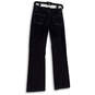 Womens Blue Dark Wash Denim Pockets Stretch Regular Fit Bootcut Jeans Size 2 image number 2