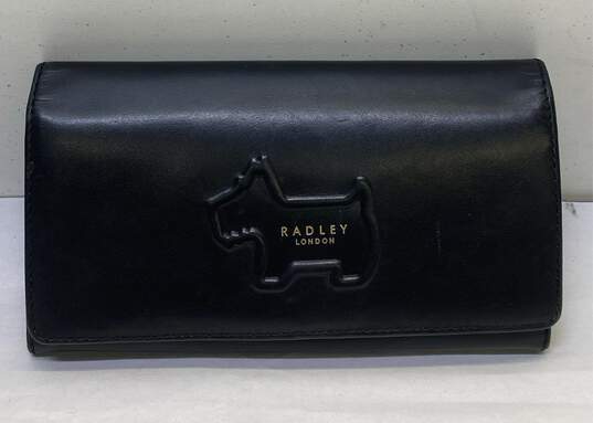 Radley London Leather Matinee Wallet Black image number 1