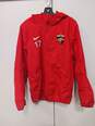Nike Real Colorado Themed Full Zip Hooded Red Jacket Size Small image number 1