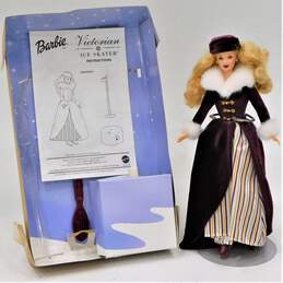 Mattel Barbie Victorian Ice Skater Collector Doll W/ Rotating Stand IOB