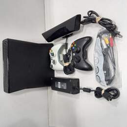Xbox 360 Console with Two Controllers, Kinect Sensor & Setup Cables