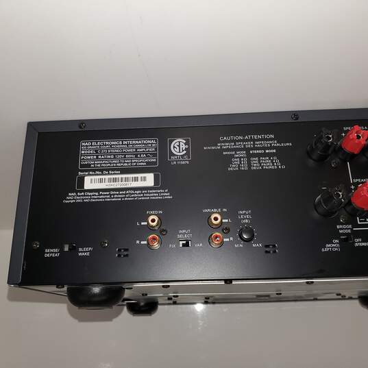 Untested NAD Stereo Power Amplifier C 272 P/R image number 4