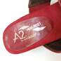 A2 By Aerosoles Women's Red Faux Leather Mules Size 7.5 image number 7