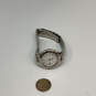 Designer Bulova 96M000 Silver-Tone Stainless Steel Quartz Analog Wristwatch image number 3