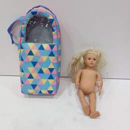 Naked Generational Girl Doll w/ Back Pack