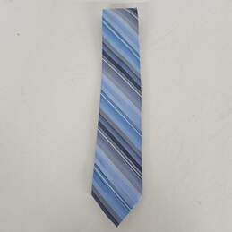 Calvin Klein Blue Stripped Tie