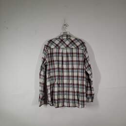 Womens Cotton Plaid Long Sleeve Collared Button-Up Shirt Size XL 16/18 alternative image