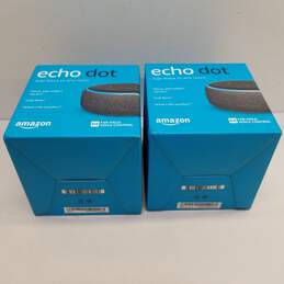 Amazon Echo Dot Smart Speakers Lot of 3 alternative image