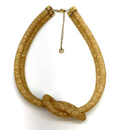 Designer Swarovski Gold-Tone Stardust Crystal Knot Choker Necklace alternative image