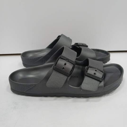 Birkenstock Dark Gray Plastic Sandals Size M4 W6 image number 3