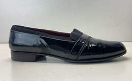 Bally Black Patent Leather Casual Loafers Men's Size 9