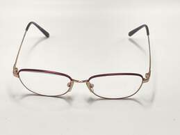 Mens Shiny Pale Gold Frame Clear Reading Eye Glasses J-0526837-D-01