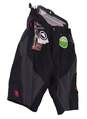 NWT Mens Black Pockets Clickfast Activewear Cycling Shorts Size Medium image number 3