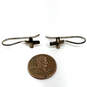 Designer Silpada 925 Sterling Silver Cross Fish Hook Drop Earrings image number 3