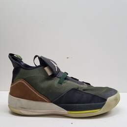 Nike Air Jordan XXIII Travis Scott Green, Black, Brown Sneakers CD5965-300 Size 14