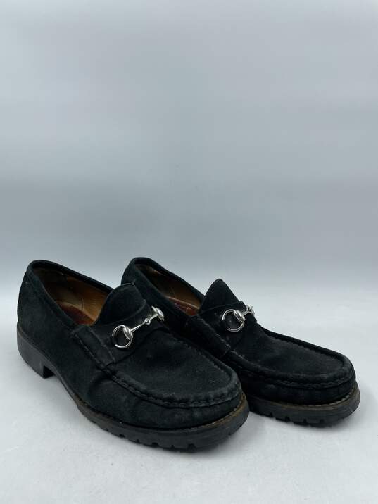Authentic Gucci 1953 Black Loafers M 9.5 image number 3