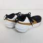 Nike Team Hustle D10 (GS) Athletic Shoes Black Metallic Gold CW6735-002 Size 6Y Women's Size 7.5 image number 4