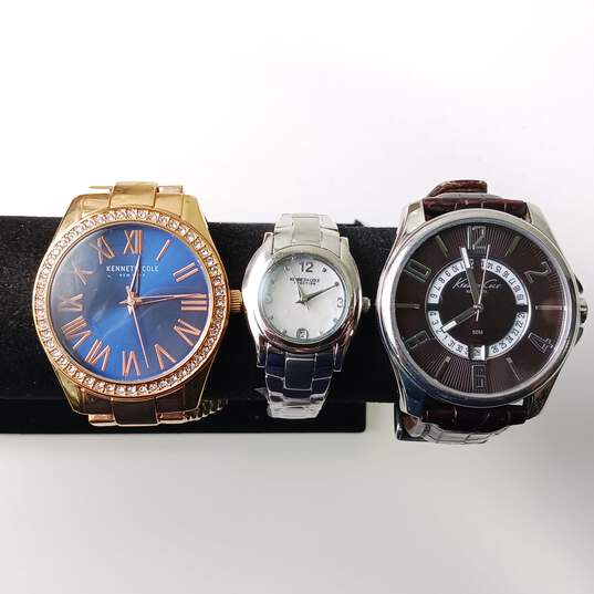Lot of 3 Kenneth Cole Wristwatches image number 1