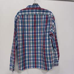 Men’s J. Crew Flex Washed Button-Up Plaid Shirt Sz XL NWT alternative image