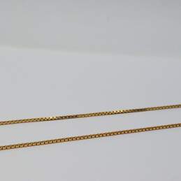 IMD 14k Gold 1mm Box Chain Necklace 3.2g alternative image