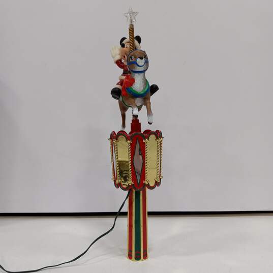 Mickey Mouse Carousel Tree Topper Or Table Piece image number 2