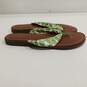 Women's Green, White & Brown Sandals Size Unknown image number 1