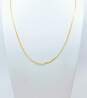 14K Yellow Gold Bismarck Chain Necklace 6.6g image number 1