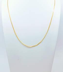 14K Yellow Gold Bismarck Chain Necklace 6.6g