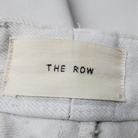 The Row White Straight Leg Cotton Jeans Size 10 image number 3
