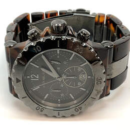 Designer Michael Kors MK5501 Brown Stainless Steel Round Analog Wristwatch alternative image