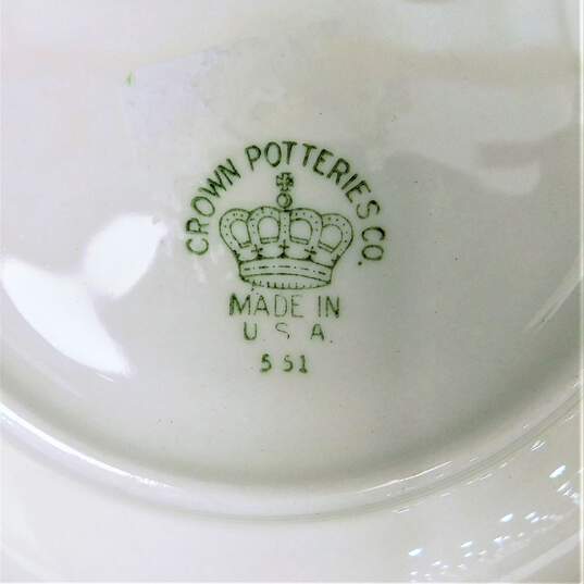 Set of 5 Crown Potteries Co. Gold Bowls image number 4