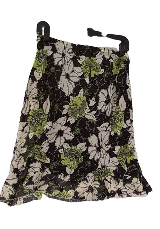 Women's Floral Above The Knee A Line Skirt Size 4 image number 3