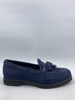 Authentic Tod's Ink Blue Tassel Loafer W 8