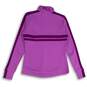 Fila Womens Purple 1/4 Zip Mock Neck Activewear Pullover Jacket Size S image number 2