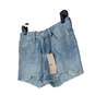 NWT Womens Blue Stretch Regular Fit Denim Cut Off Shorts Size 11X30 image number 1